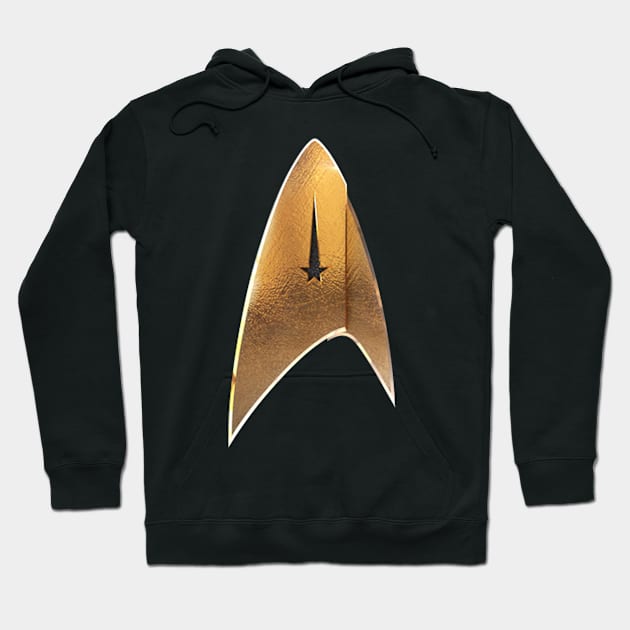 Star Trek Discovery Badge Hoodie by Ratherkool